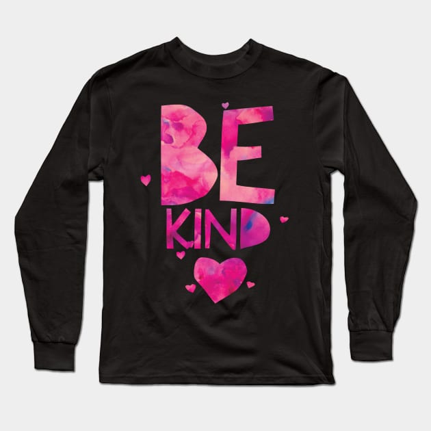 Be Kind, Good Vibes Only Long Sleeve T-Shirt by twizzler3b